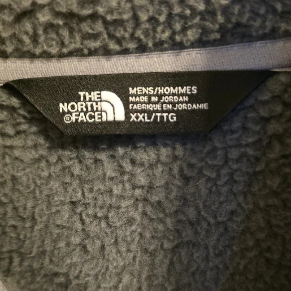The North Face Men's Heather Gray Performance F leece Jacket - Picture 3 of 4
